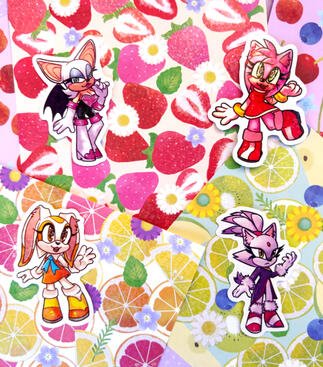 Sonic stickers
